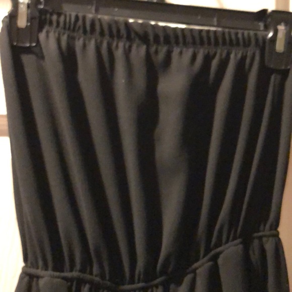 Black strapless romper Size Small - Picture 2 of 4